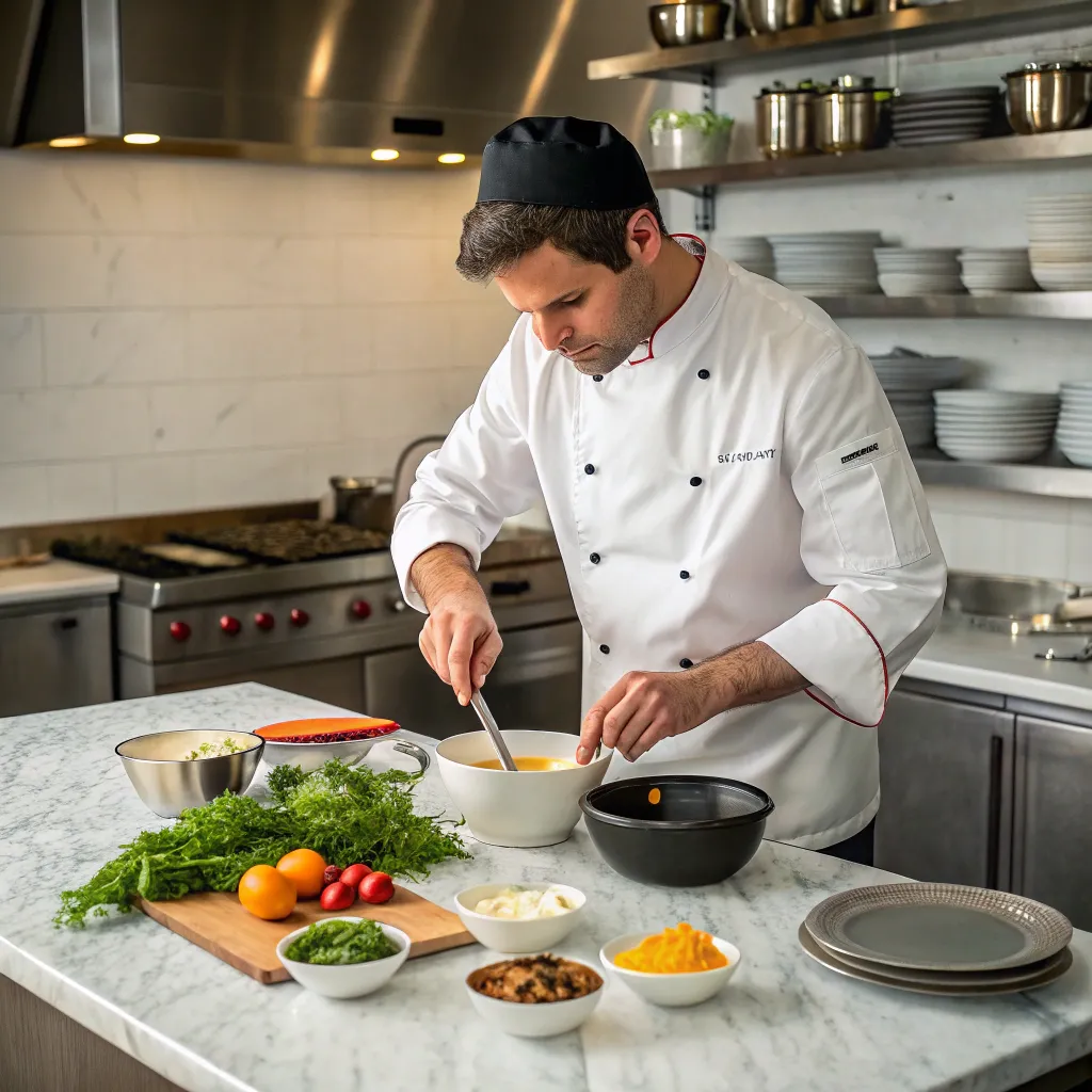 Healthy cooking class in session